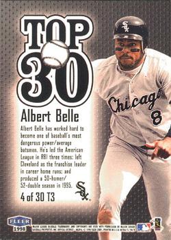1998 Ultra - Top 30 #4T3 Albert Belle Back