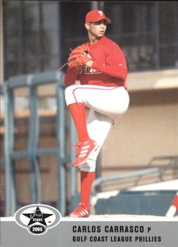 2005 Just Stars - Silver #10 Carlos Carrasco Front
