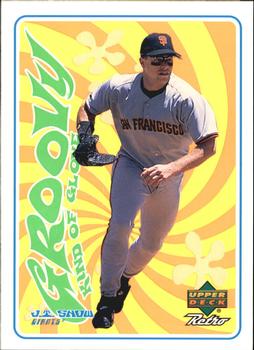 1998 Upper Deck Retro - Groovy Kind of Glove #G29 J.T. Snow Front