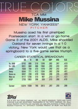 2015 Stadium Club - True Colors #TCA-MM Mike Mussina Back