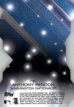 2015 Stadium Club - Triumvirates Luminous #T-6C Anthony Rendon Back