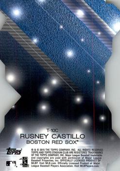 2015 Stadium Club - Triumvirates Luminous #T-10C Rusney Castillo Back