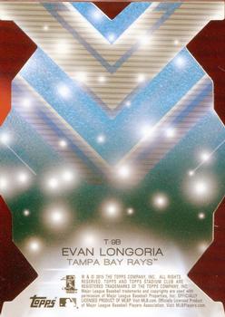 2015 Stadium Club - Triumvirates Luminescent #T-9B Evan Longoria Back