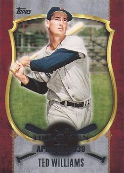2015 Topps - First Home Run Silver (Series Two) #FHR-5 Ted Williams Front