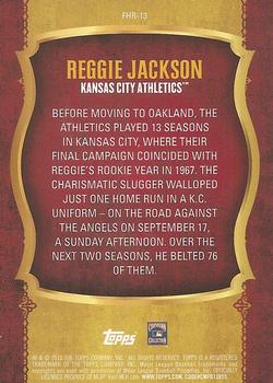 2015 Topps - First Home Run Silver (Series Two) #FHR-13 Reggie Jackson Back