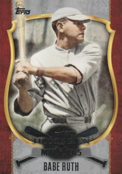 2015 Topps - First Home Run Silver (Series Two) #FHR-4 Babe Ruth Front