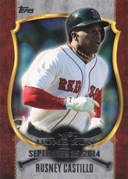 2015 Topps - First Home Run Silver (Series Two) #FHR-22 Rusney Castillo Front