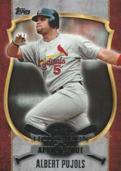 2015 Topps - First Home Run Silver (Series Two) #FHR-27 Albert Pujols Front