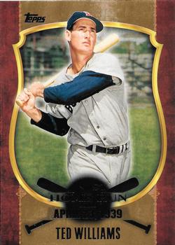 2015 Topps - First Home Run Gold (Series Two) #FHR-5 Ted Williams Front