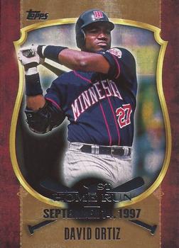 2015 Topps - First Home Run Gold (Series Two) #FHR-16 David Ortiz Front