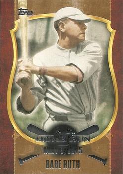 2015 Topps - First Home Run Gold (Series Two) #FHR-4 Babe Ruth Front