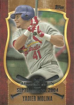 2015 Topps - First Home Run Gold (Series Two) #FHR-33 Yadier Molina Front