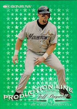 1998 Donruss - Production Line On-Base Percentage #8 Jeff Bagwell Front
