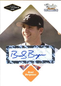 2005 Justifiable - Autographs #3 Brad Bergesen Front