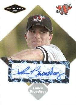 2005 Justifiable - Autographs #11 Lance Broadway Front