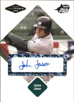 2005 Justifiable - Autographs #45 John Jaso Front