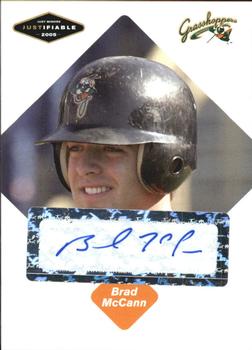 2005 Justifiable - Autographs #57 Brad McCann Front
