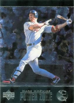 1998 Upper Deck Special F/X - Power Zone #PZ5 Mark McGwire Front