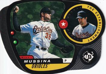 1998 Upper Deck UD3 - Die Cuts #86 Mike Mussina Front
