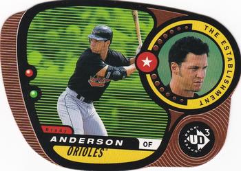 1998 Upper Deck UD3 - Die Cuts #167 Brady Anderson Front