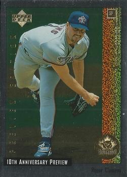 1998 Upper Deck - 10th Anniversary Preview Edition Retail #3 Roger Clemens Front