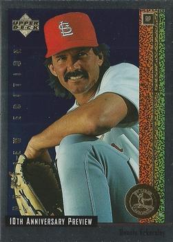 1998 Upper Deck - 10th Anniversary Preview Edition Retail #10 Dennis Eckersley Front