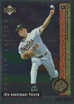 1998 Upper Deck - 10th Anniversary Preview Edition Retail #13 Randy Myers Front
