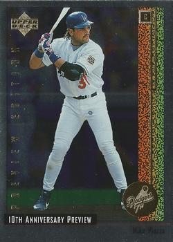1998 Upper Deck - 10th Anniversary Preview Edition Retail #14 Mike Piazza Front