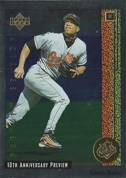 1998 Upper Deck - 10th Anniversary Preview Edition Retail #26 Roberto Alomar Front