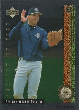 1998 Upper Deck - 10th Anniversary Preview Edition Retail #42 Alex Rodriguez Front