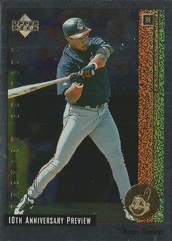 1998 Upper Deck - 10th Anniversary Preview Edition Retail #46 Manny Ramirez Front