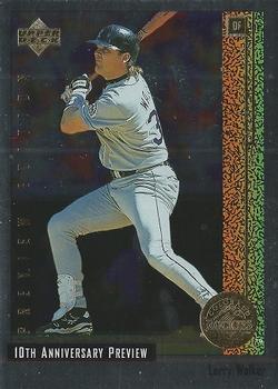 1998 Upper Deck - 10th Anniversary Preview Edition Retail #52 Larry Walker Front