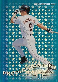 1998 Donruss - Production Line Power Index #10 Brady Anderson Front
