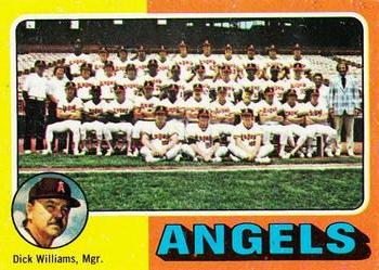 1975 Topps - Team Checklists Gray Back #236 California Angels / Dick Williams Front