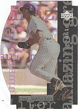 1998 Upper Deck - Amazing Greats Die Cut #AG4 Paul Molitor Front