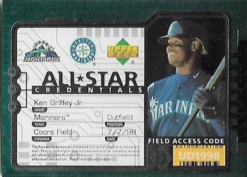 1998 Upper Deck - All-Star Credentials #AS1 Ken Griffey Jr. Front