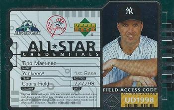 1998 Upper Deck - All-Star Credentials #AS24 Tino Martinez Front