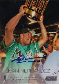 2015 Stadium Club - Autographs #SCA-LH Livan Hernandez Front