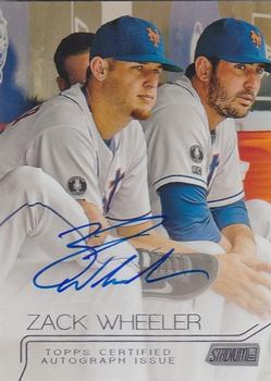 2015 Stadium Club - Autographs #SCA-ZW Zack Wheeler Front