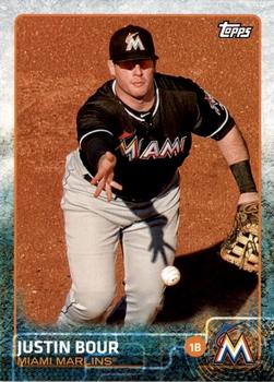 2015 Topps Miami Marlins #MM3 Justin Bour Front
