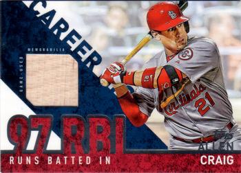 2015 Topps - Career High Relics (Series Two) #CHR-AC Allen Craig Front