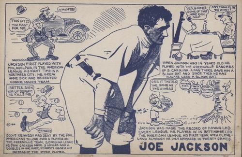 1914 E & S Postcards #NNO Joe Jackson Front