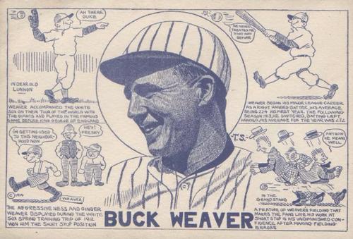 1914 E & S Postcards #NNO Buck Weaver Front