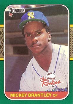 1987 Donruss The Rookies #27 Mickey Brantley Front