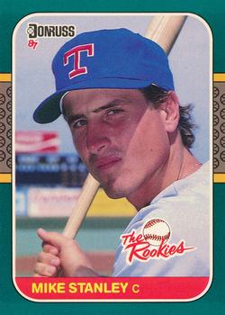 1987 Donruss The Rookies #28 Mike Stanley Front