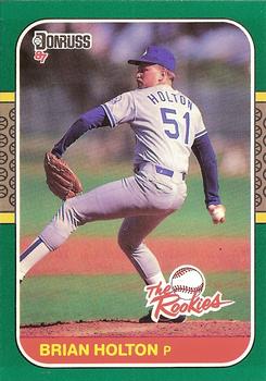 1987 Donruss The Rookies #54 Brian Holton Front