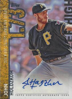 2015 Topps - Career High Autographs (Series Two) #CHA-JHO John Holdzkom Front