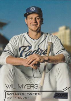 2015 Stadium Club - Black Foil #294 Wil Myers Front
