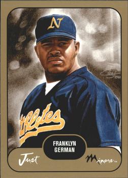 2002 Just Prospects - Gold #13 Franklyn German Front