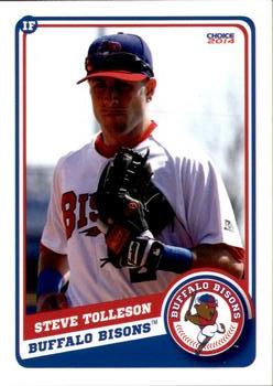 2014 Choice Buffalo Bisons #24 Steve Tolleson Front